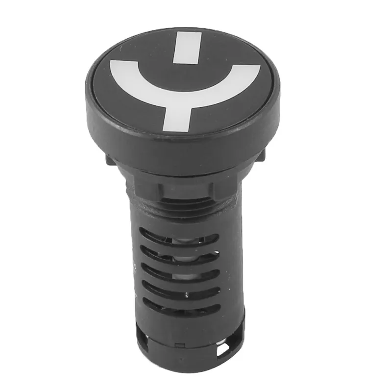 Luz indicadora LED con orificio de montaje cuadrado de 22 mm para conexión a tierra