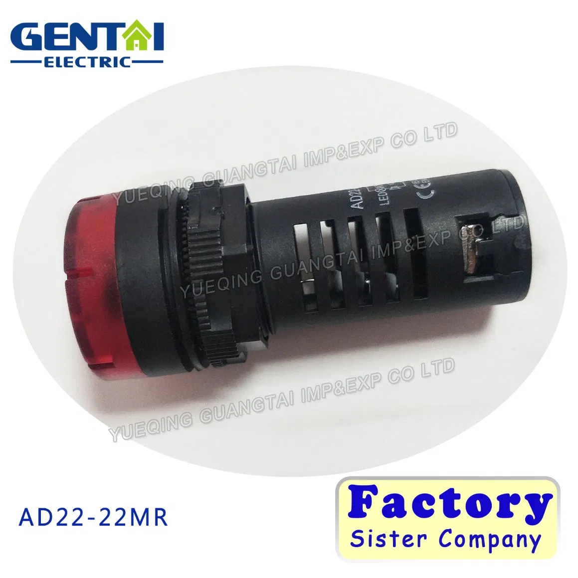 Indicador de 22 mm 24 V con luz de advertencia de zumbador de destello