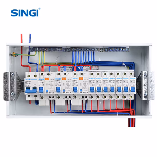 precio de fábrica de tipo eléctrico disyuntores de baja tensión Singi Breaker DC Dz47-63